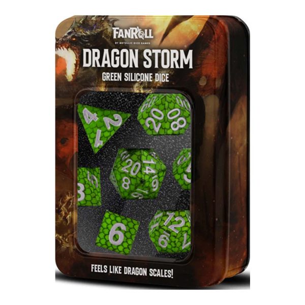 MDG Fanroll Silicone Dice Set - Dragon Scales For Cheap