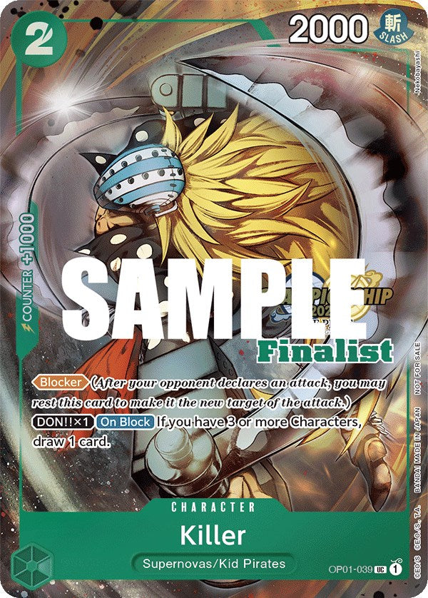 Killer (CS 2023 Top Players Pack) [Finalist] [One Piece Promotion Cards] Discount