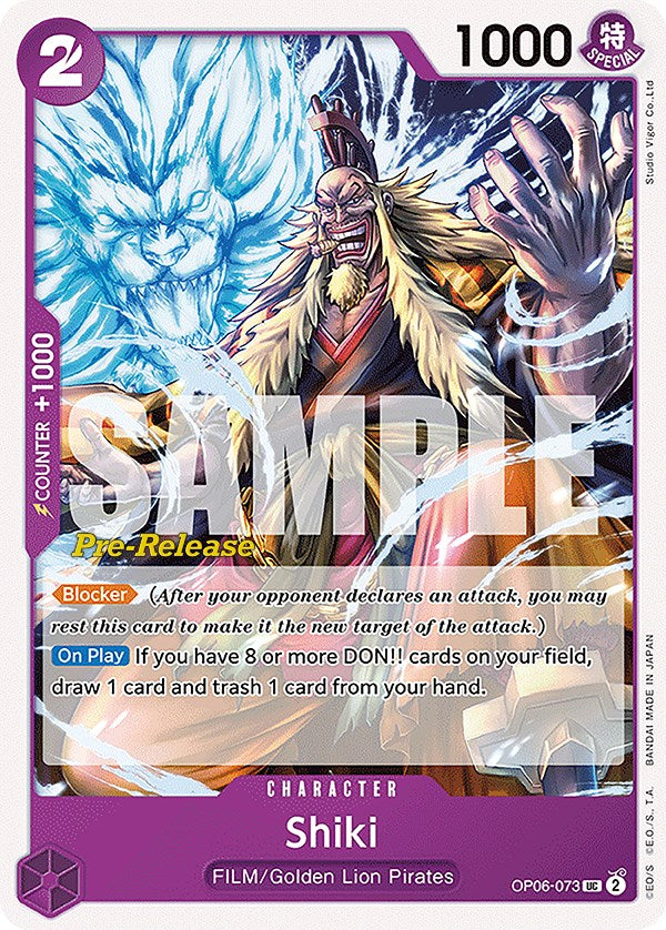 Shiki [Wings of the Captain Pre-Release Cards] Discount