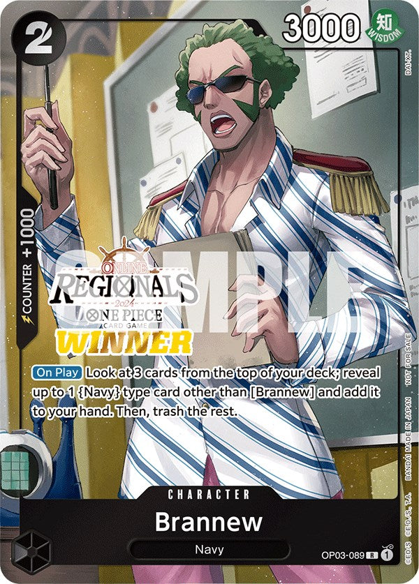 Brannew (Online Regional 2024) [Winner] [One Piece Promotion Cards] Online Hot Sale