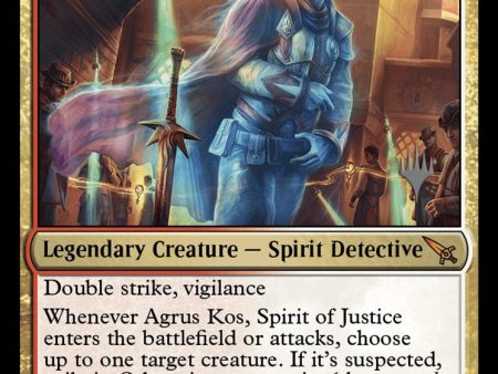 Agrus Kos, Spirit of Justice (Promo Pack) [Murders at Karlov Manor Promos] Supply