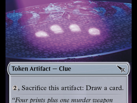 Clue (0014)    A 0041 Double-Sided Token [Murders at Karlov Manor Tokens] Online