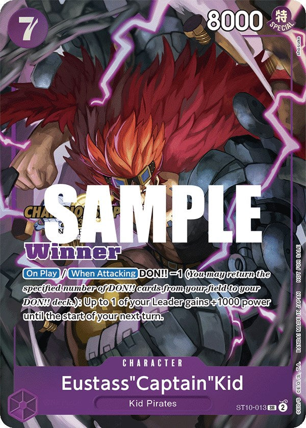 Eustass Captain Kid (CS 2023 Top Players Pack) [Winner] [One Piece Promotion Cards] Fashion