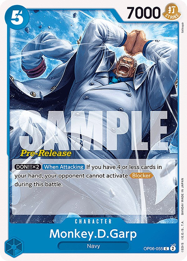 Monkey.D.Garp [Wings of the Captain Pre-Release Cards] Online now