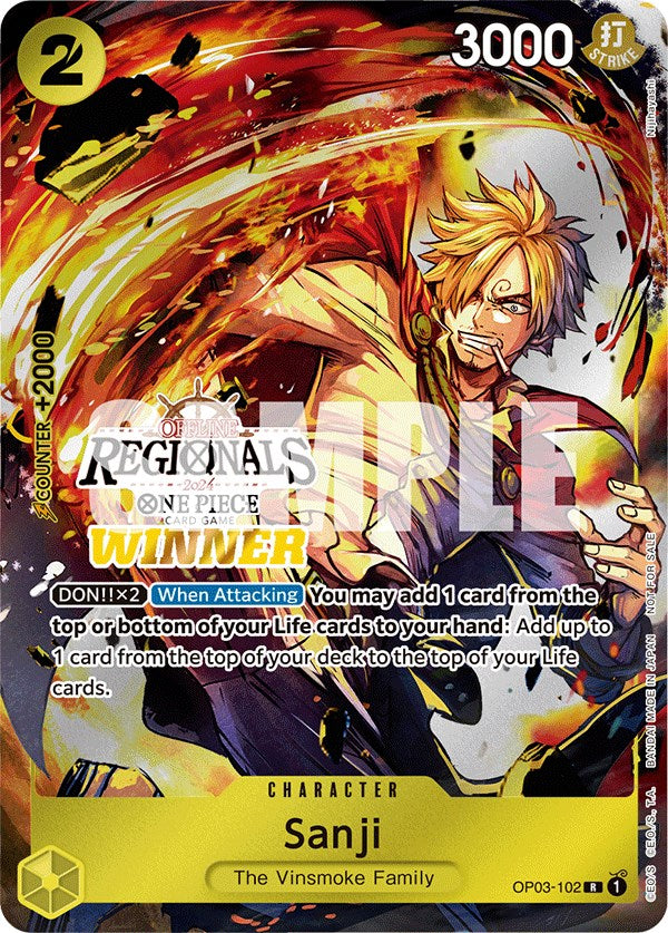 Sanji (Offline Regional 2024) [Winner] [One Piece Promotion Cards] on Sale