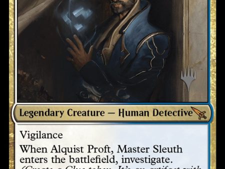 Alquist Proft, Master Sleuth (Promo Pack) [Murders at Karlov Manor Promos] For Sale