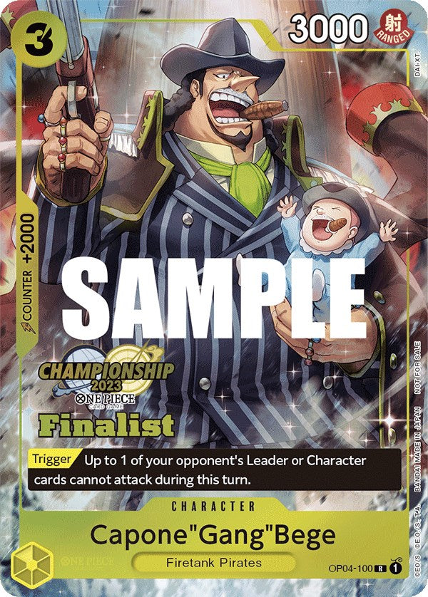 Capone Gang Bege (CS 2023 Top Players Pack) [Finalist] [One Piece Promotion Cards] For Cheap