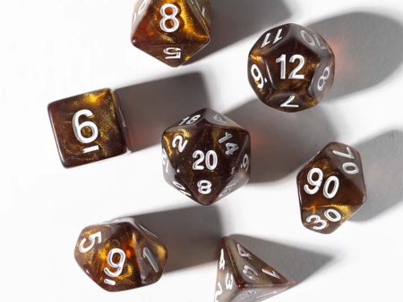 Sirius RPG Dice Set - Treasure Topaz For Cheap