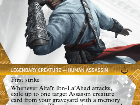 Altair Ibn-La Ahad (Showcase) (Textured Foil) [Assassin s Creed] Discount