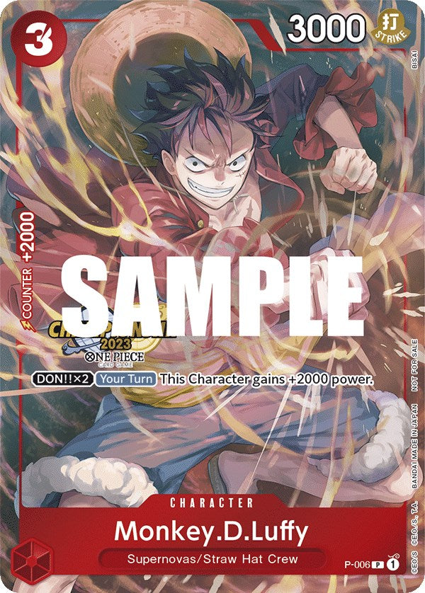 Monkey.D.Luffy (CS 2023 Celebration Pack) [One Piece Promotion Cards] Sale