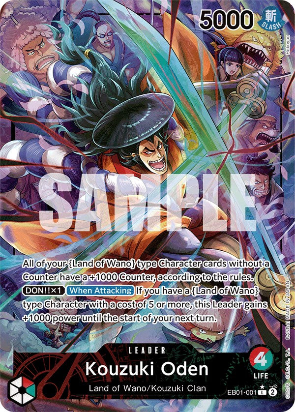 Kouzuki Oden (Alternate Art) [Extra Booster: Memorial Collection] Discount