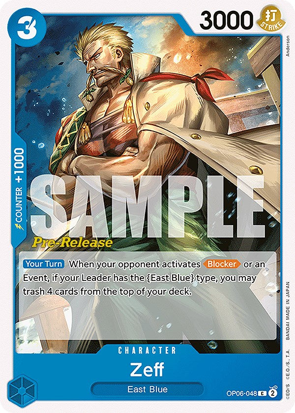 Zeff [Wings of the Captain Pre-Release Cards] For Sale