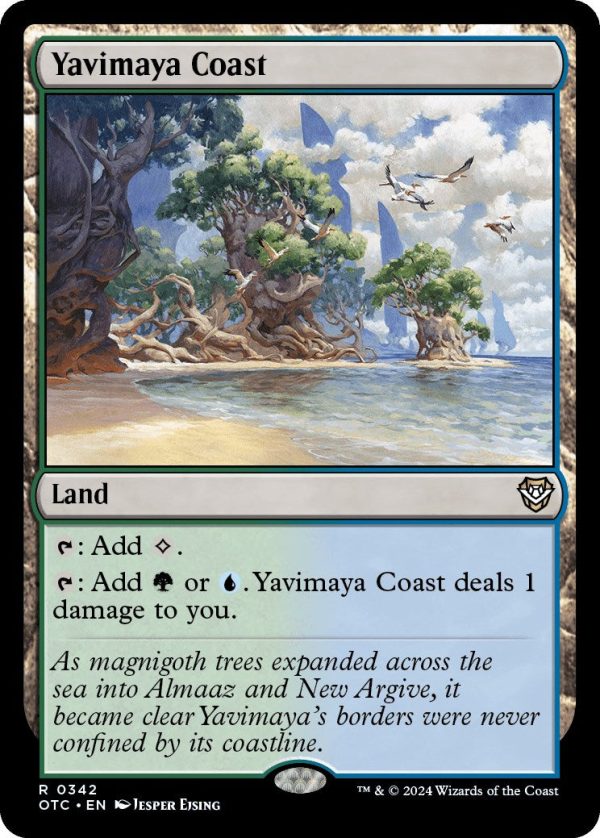 Yavimaya Coast [Outlaws of Thunder Junction Commander] For Discount