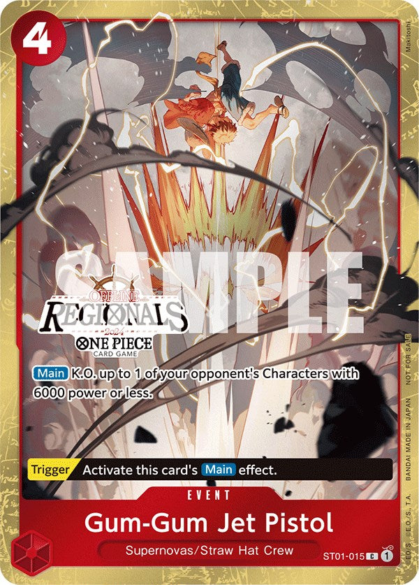 Gum-Gum Jet Pistol (Offline Regional 2024) [Participant] [One Piece Promotion Cards] Supply