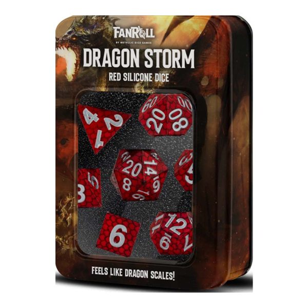 MDG Fanroll Silicone Dice Set - Dragon Scales For Cheap