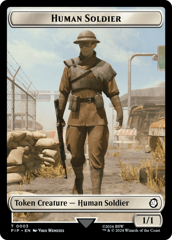 Soldier (004)    Human Soldier Double-Sided Token [Fallout Tokens] Sale