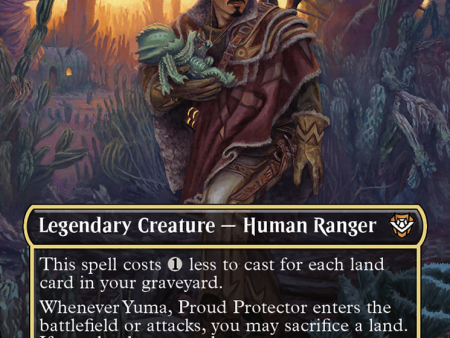 Yuma, Proud Protector (Borderless) [Outlaws of Thunder Junction Commander] Online