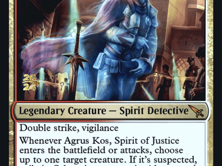 Agrus Kos, Spirit of Justice [Murders at Karlov Manor Prerelease Promos] Supply