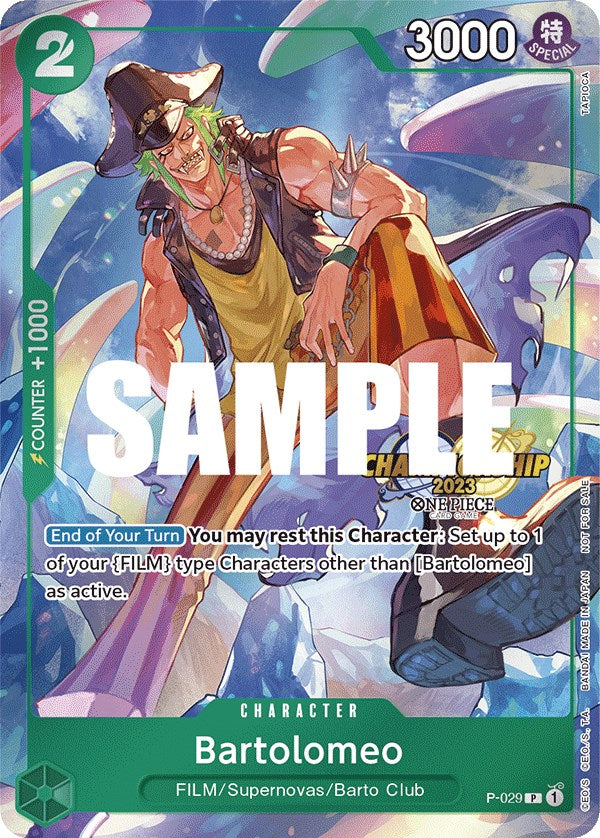 Bartolomeo (CS 2023 Event Pack) [One Piece Promotion Cards] For Sale