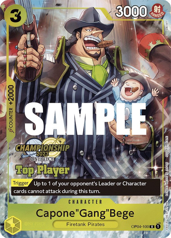 Capone Gang Bege (CS 2023 Top Players Pack) [One Piece Promotion Cards] Supply