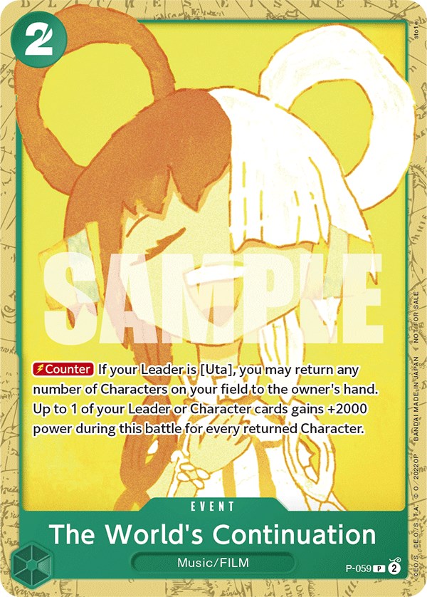 The World s Continuation (Starter Deck 11: Uta Deck Battle) [One Piece Promotion Cards] For Discount