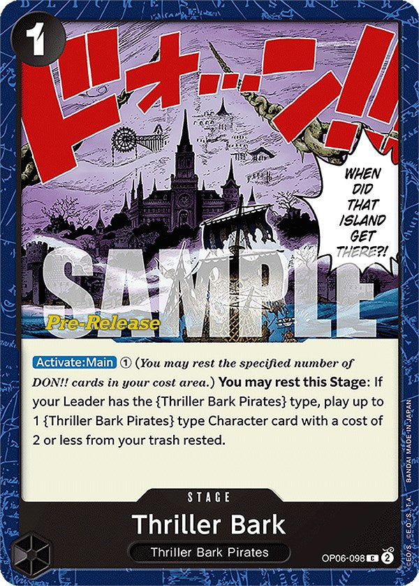 Thriller Bark [Wings of the Captain Pre-Release Cards] For Sale