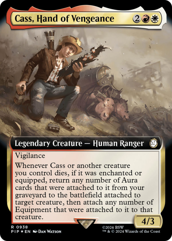 Cass, Hand of Vengeance (Extended Art) (Surge Foil) [Fallout] Supply