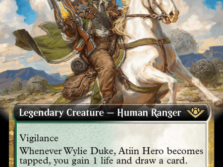 Wylie Duke, Atiin Hero (Extended Art) [Outlaws of Thunder Junction] For Cheap