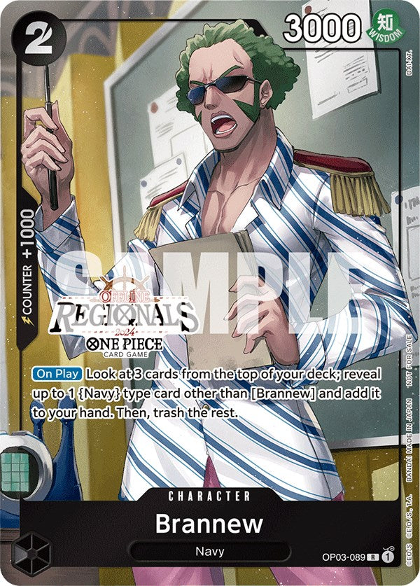 Brannew (Offline Regional 2024) [Participant] [One Piece Promotion Cards] Sale