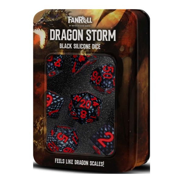 MDG Fanroll Silicone Dice Set - Dragon Scales For Cheap